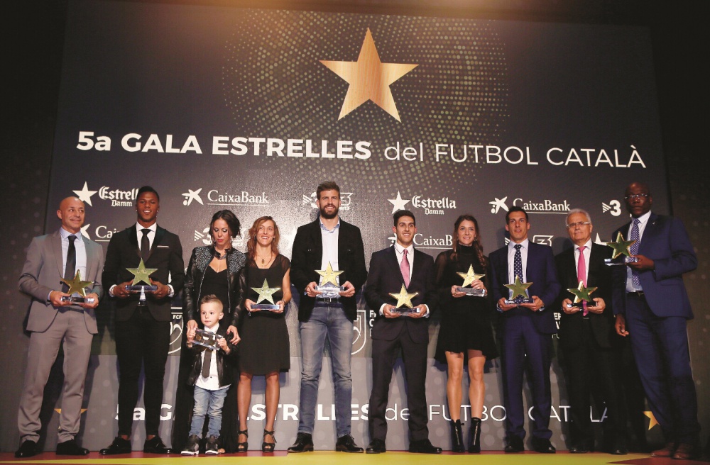 La Antigua Fábrica Damm acoge la 5ª Gala Estrellas del Fútbol Catalán