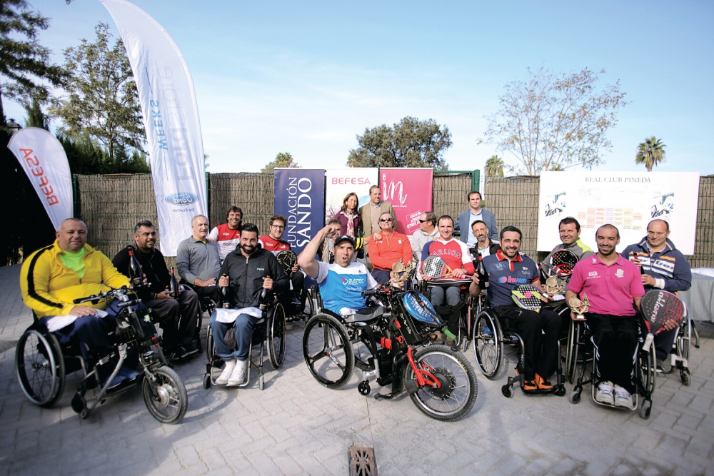 La Fundació col·labora amb el primer campionat de Pàdel en cadira de rodes
