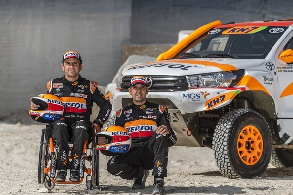 Isidre Esteve presenta el equipo que participará en el próximo Rally Dakar 2021