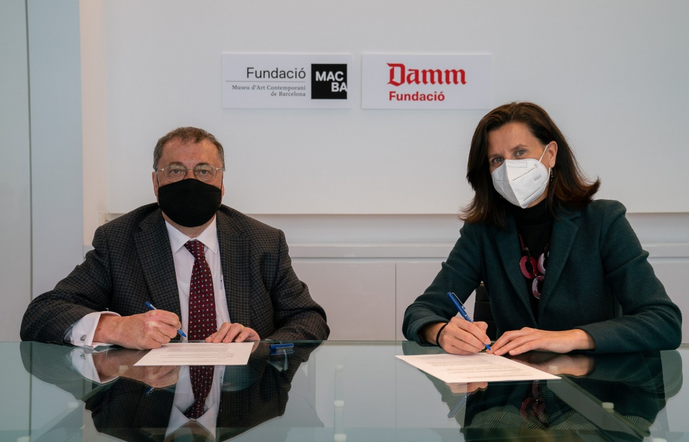 La Fundación Damm y la Fundación MACBA renuevan su acuerdo de colaboración