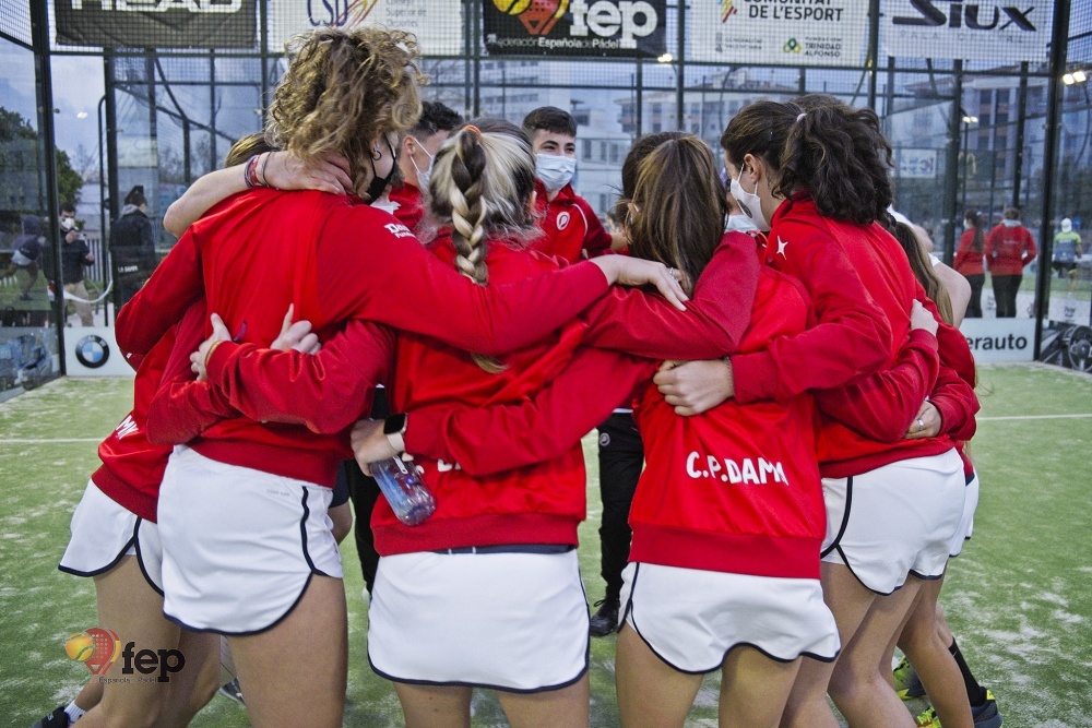 El Club de Pàdel Damm, campió d’Espanya per Equips Cadets