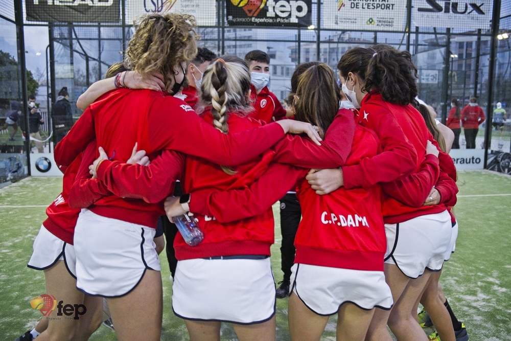 El Club de Pádel Damm, campeón de España por Equipos Cadetes