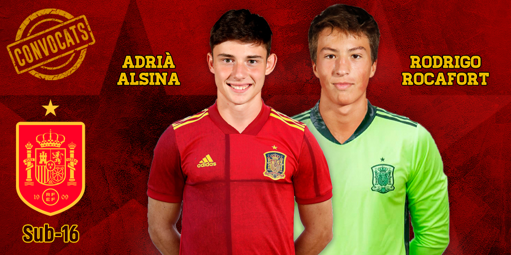 Dos jugadores del Club de Fútbol Damm, convocados con la Selección Española