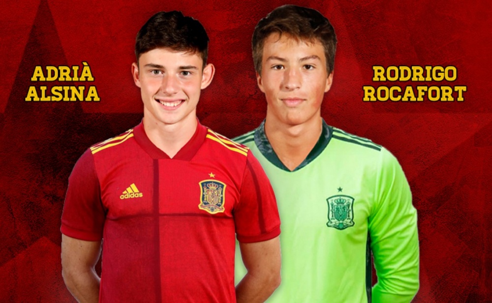 Dos jugadores del Club de Fútbol Damm, convocados con la Selección Española