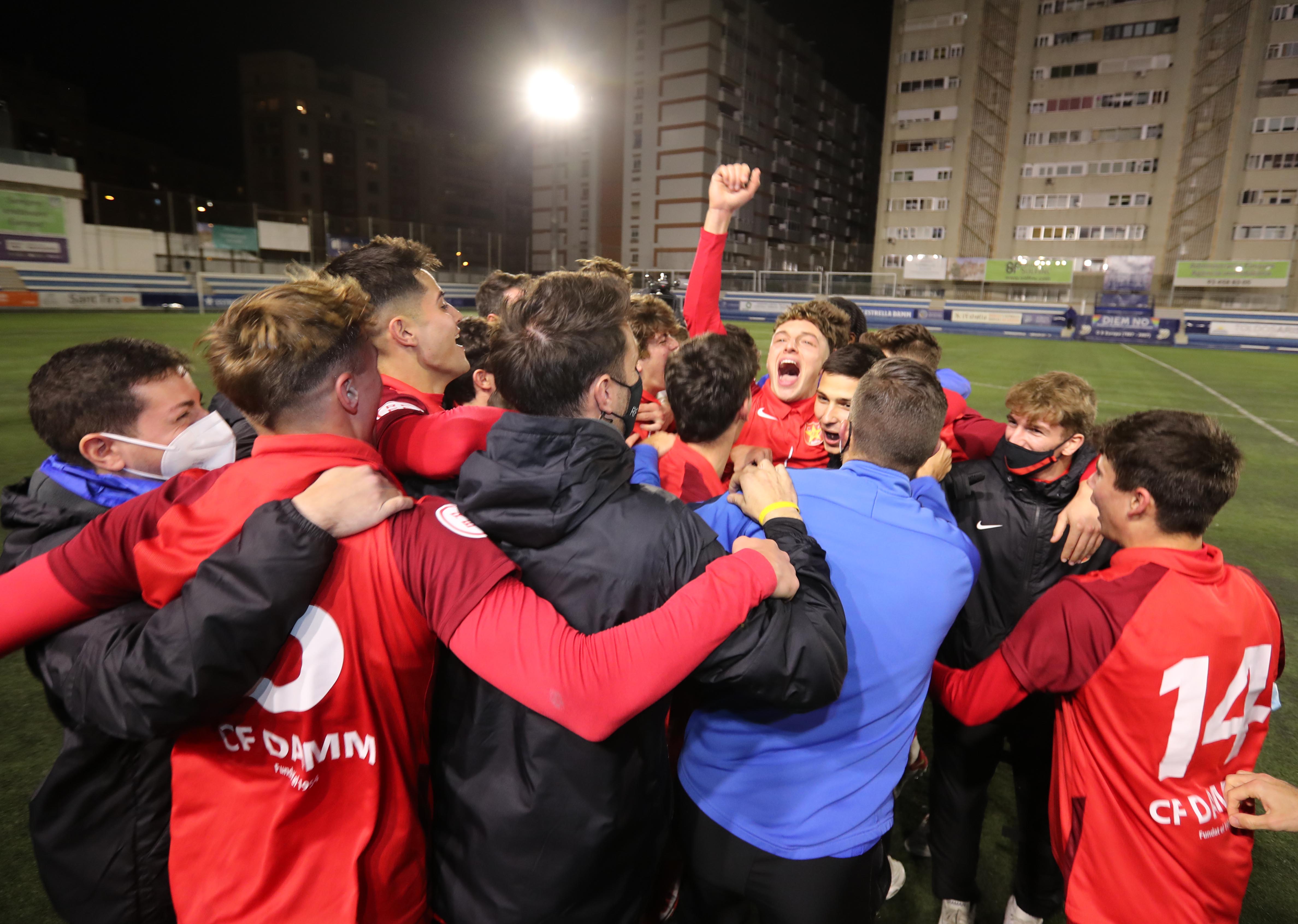 El Club de Futbol Damm se clasifica para la Copa del Rey Juvenil