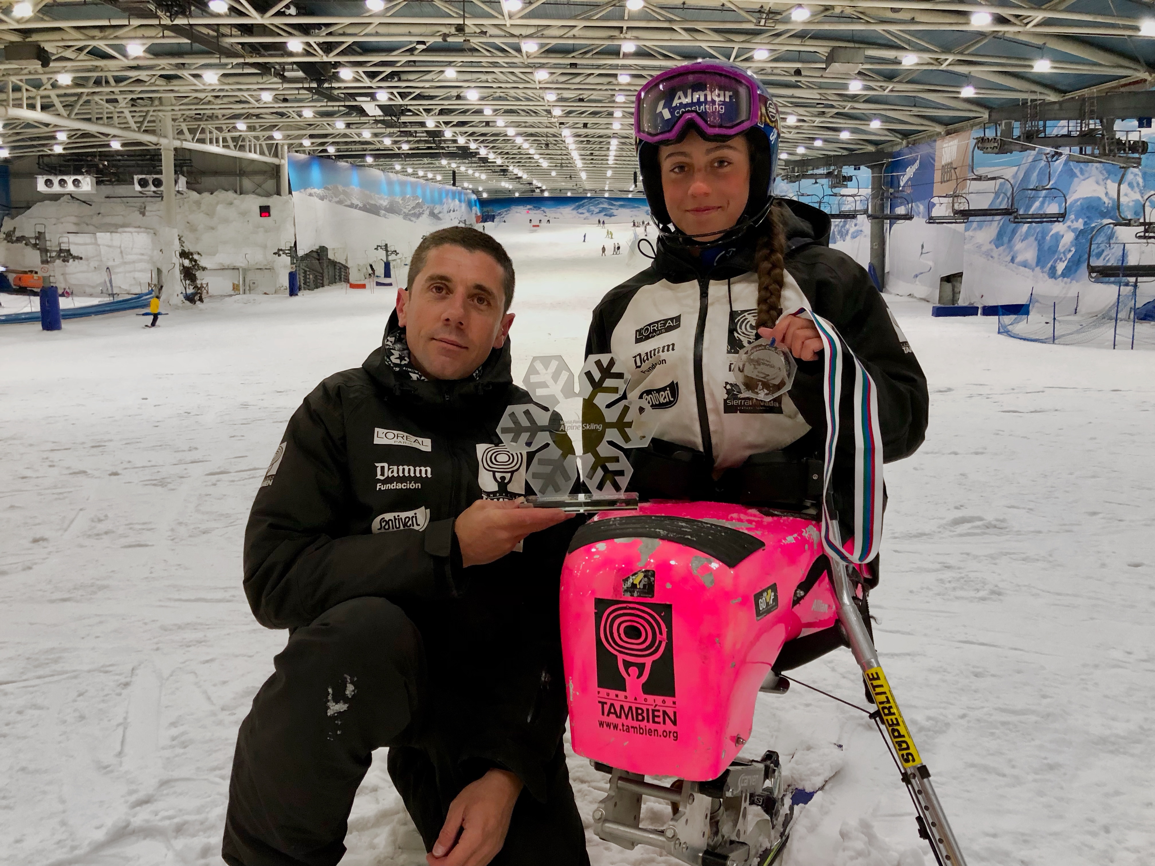 Audrey Pascual, Campiona de la Copa d’Europa d’Esquí Alpí Adaptat