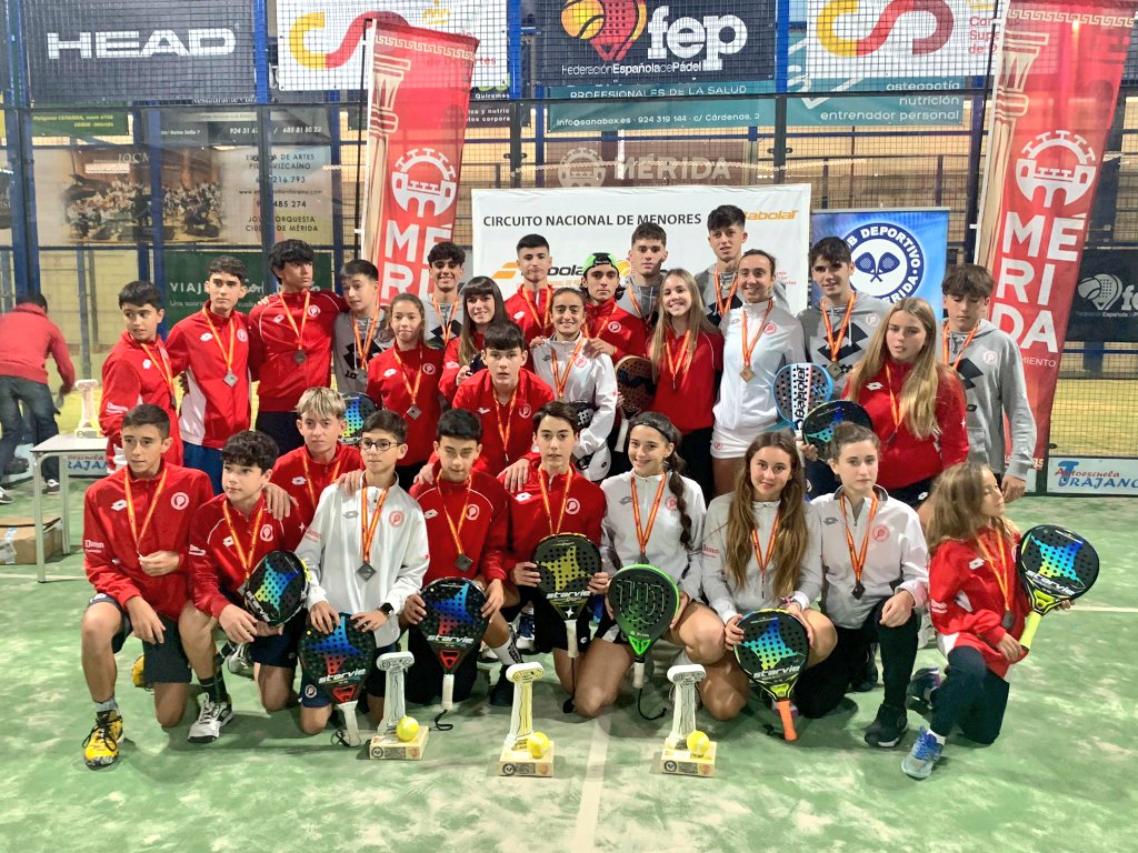 El Club de Pàdel Damm triomfa en el Campionat d'Espanya per Equips Infantil i Júnior