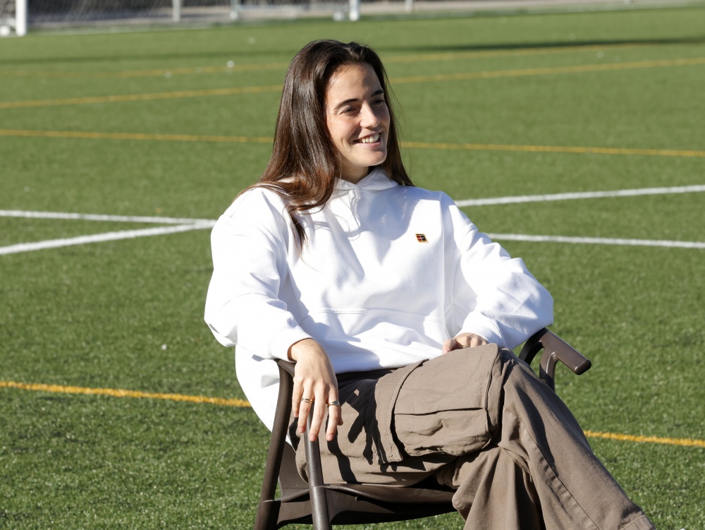Maria Pérez: “El CF Damm cuida molt les jugadores. Aquí vaig trobar la confiança que necessitava.”