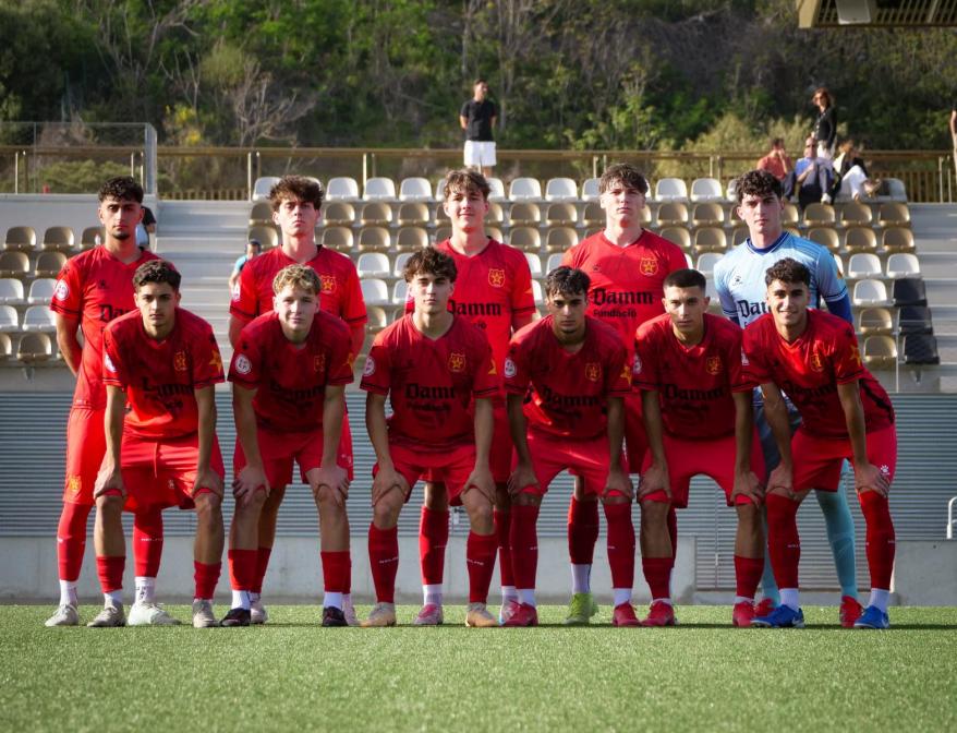 El Juvenil A del CF Damm tanca una temporada històrica com a segon classificat de la Divisió d'Honor