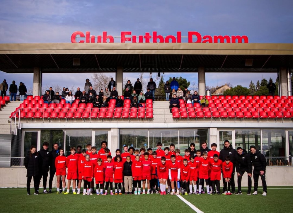 La Damm Football Academy organitza el seu primer Campus de Nadal