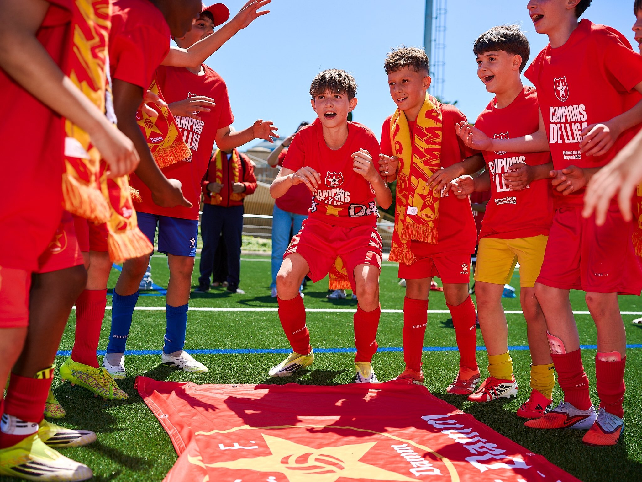 El S12 masculí del CF Damm es proclama campió de lliga