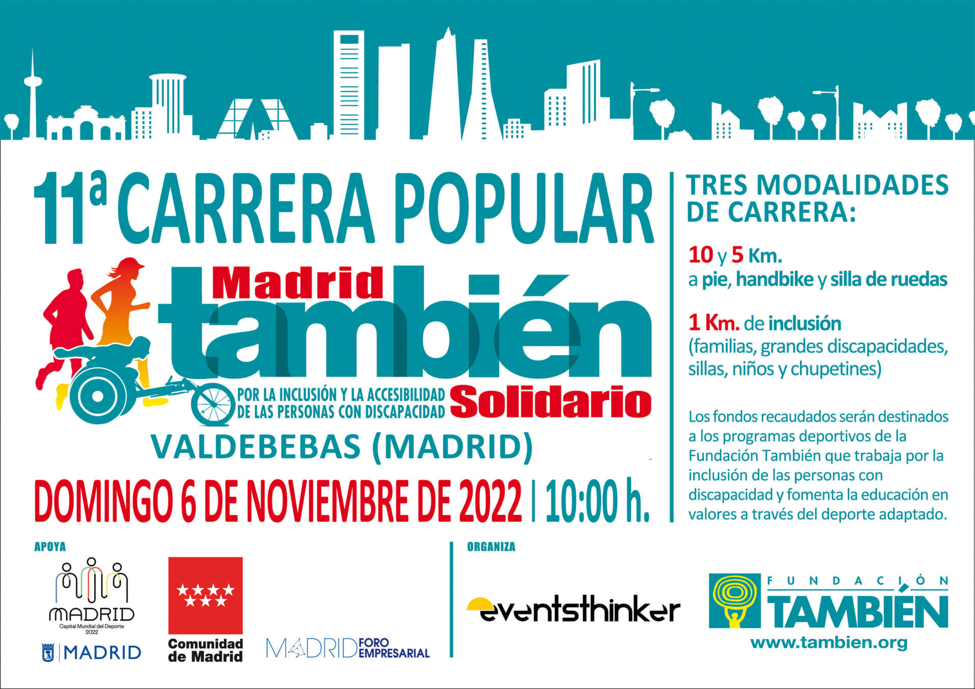 Carrera Popular Madrid También Solidario