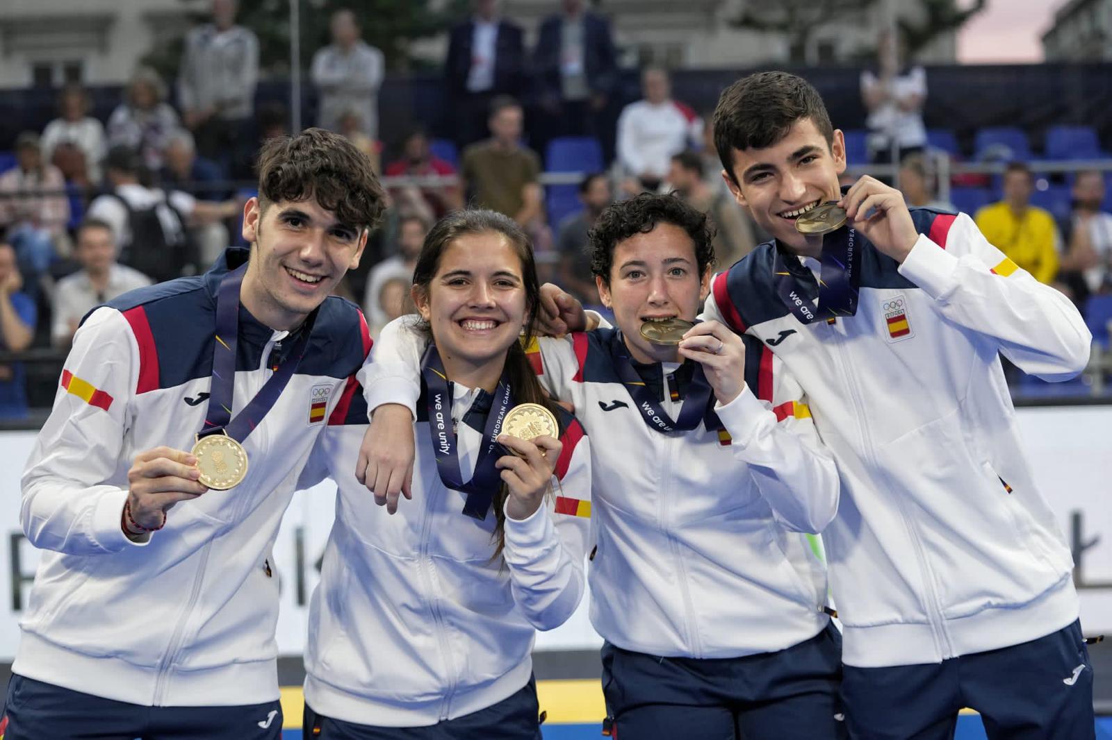 Dani Santigosa, Noa Cánovas, araceli Martínez y David Gala